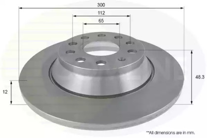 Тормозной диск COMLINE ADC2613