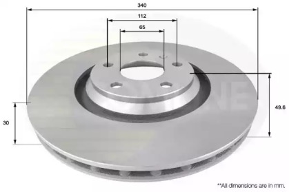 Тормозной диск COMLINE ADC2605V