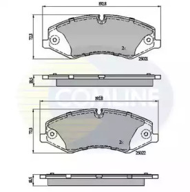 Комплект тормозных колодок COMLINE CBP02030