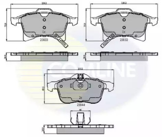 Комплект тормозных колодок COMLINE CBP31307