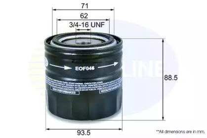 Масляный фильтр COMLINE EOF046