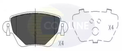 Комплект тормозных колодок COMLINE CBP01517