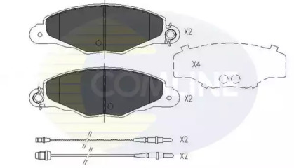 Комплект тормозных колодок COMLINE CBP01526