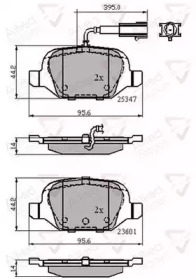 Комплект тормозных колодок COMLINE ADB11026