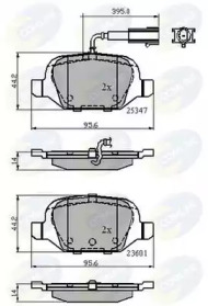 Комплект тормозных колодок COMLINE CBP11026