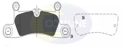 Комплект тормозных колодок COMLINE CBP06048