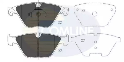 Комплект тормозных колодок COMLINE CBP06075