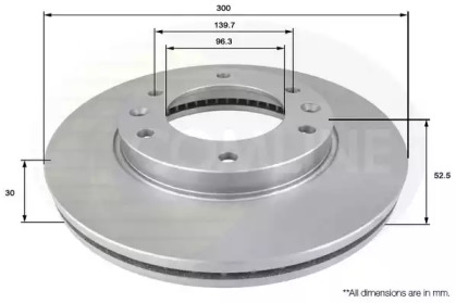 Тормозной диск COMLINE ADC2414V