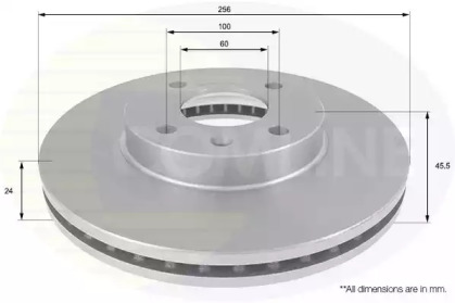 Тормозной диск COMLINE ADC1158V