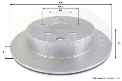 Тормозной диск COMLINE ADC0271V