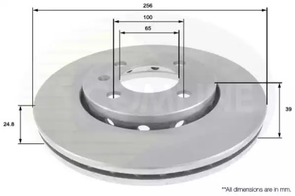 Тормозной диск COMLINE ADC1496V