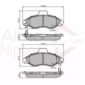 Комплект тормозных колодок COMLINE ADB3393