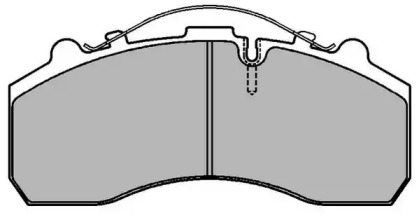 Комплект тормозных колодок, дисковый тормоз COMLINE ACV042KPX