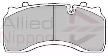 Комплект тормозных колодок, дисковый тормоз COMLINE ACV060KPX