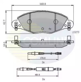 Комплект тормозных колодок COMLINE CBP21121