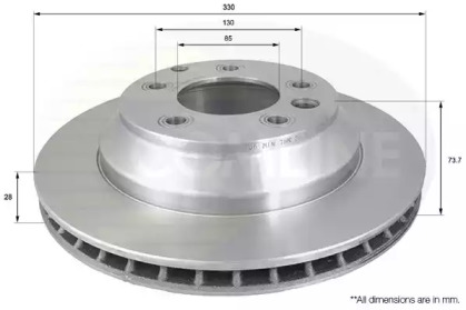 Тормозной диск COMLINE ADC1460V