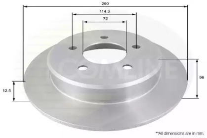 Тормозной диск COMLINE ADC2312