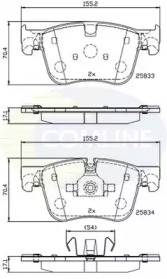 Комплект тормозных колодок COMLINE CBP02236