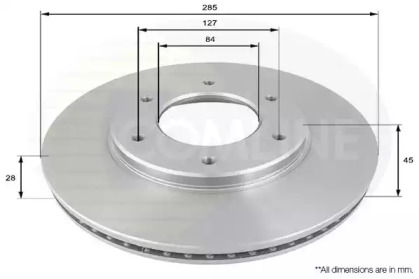 Тормозной диск COMLINE ADC0176V