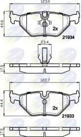 Комплект тормозных колодок COMLINE CBP01024