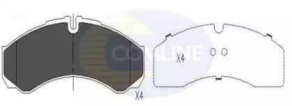 Комплект тормозных колодок COMLINE CBP16031