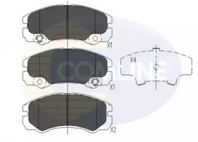 Комплект тормозных колодок COMLINE CBP41241