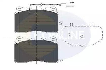 Комплект тормозных колодок COMLINE CBP16050