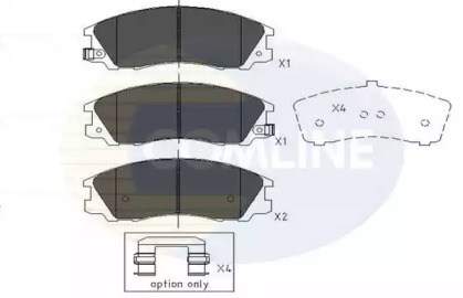 Комплект тормозных колодок COMLINE CBP31291