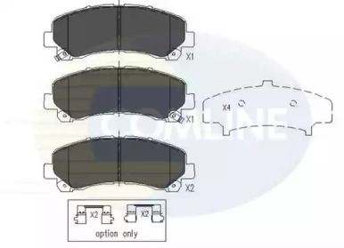 Комплект тормозных колодок COMLINE CBP36006