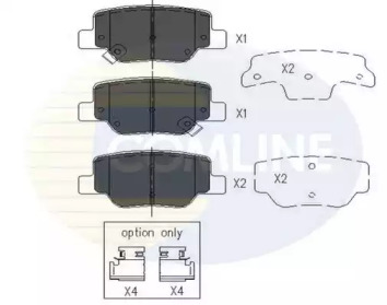 Комплект тормозных колодок COMLINE CBP36010