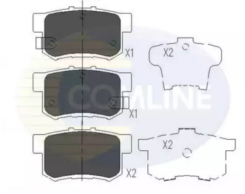 Комплект тормозных колодок COMLINE CBP36049