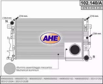 Теплообменник AHE 102.140/A