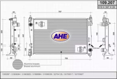 Теплообменник AHE 109.207