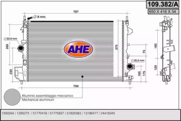 Теплообменник AHE 109.382/A