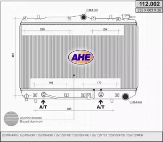 Теплообменник AHE 112.002