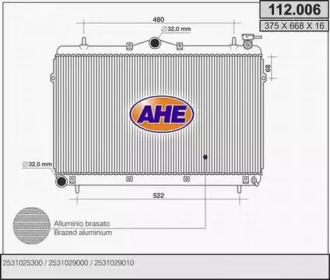 Теплообменник AHE 112.006