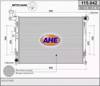 Теплообменник AHE 115.042