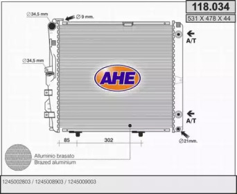 Теплообменник AHE 118.034