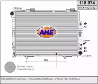 Теплообменник AHE 118.074