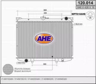 Теплообменник AHE 120.014