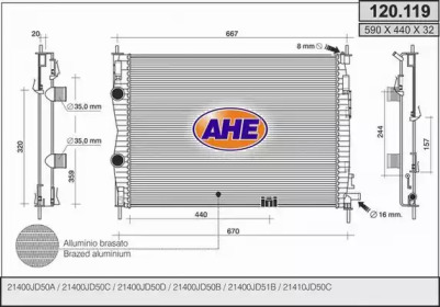 Теплообменник AHE 120.119