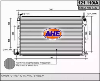 Теплообменник AHE 121.110/A