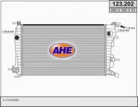 Радиатор, охлаждение двигателя AHE 123.202