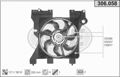 Вентилятор AHE 306.058