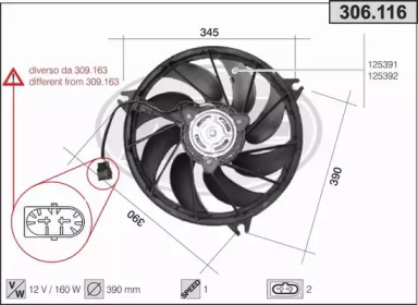 Вентилятор AHE 306.116