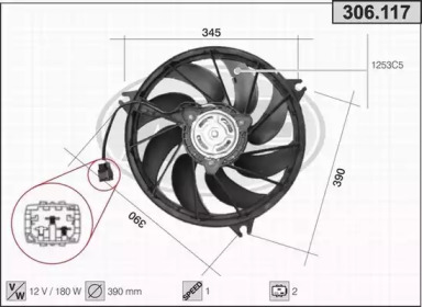 Вентилятор AHE 306.117