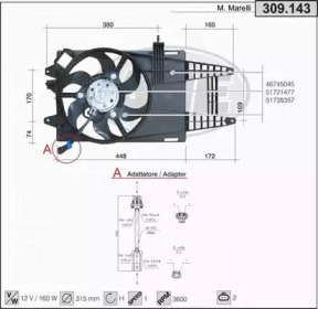 Вентилятор AHE 309.143