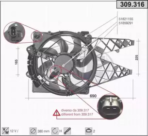 Вентилятор AHE 309.316