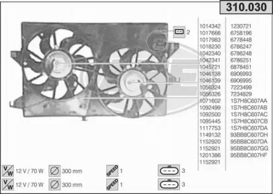 Вентилятор AHE 310.030