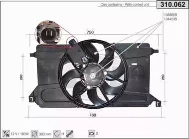 Вентилятор AHE 310.062